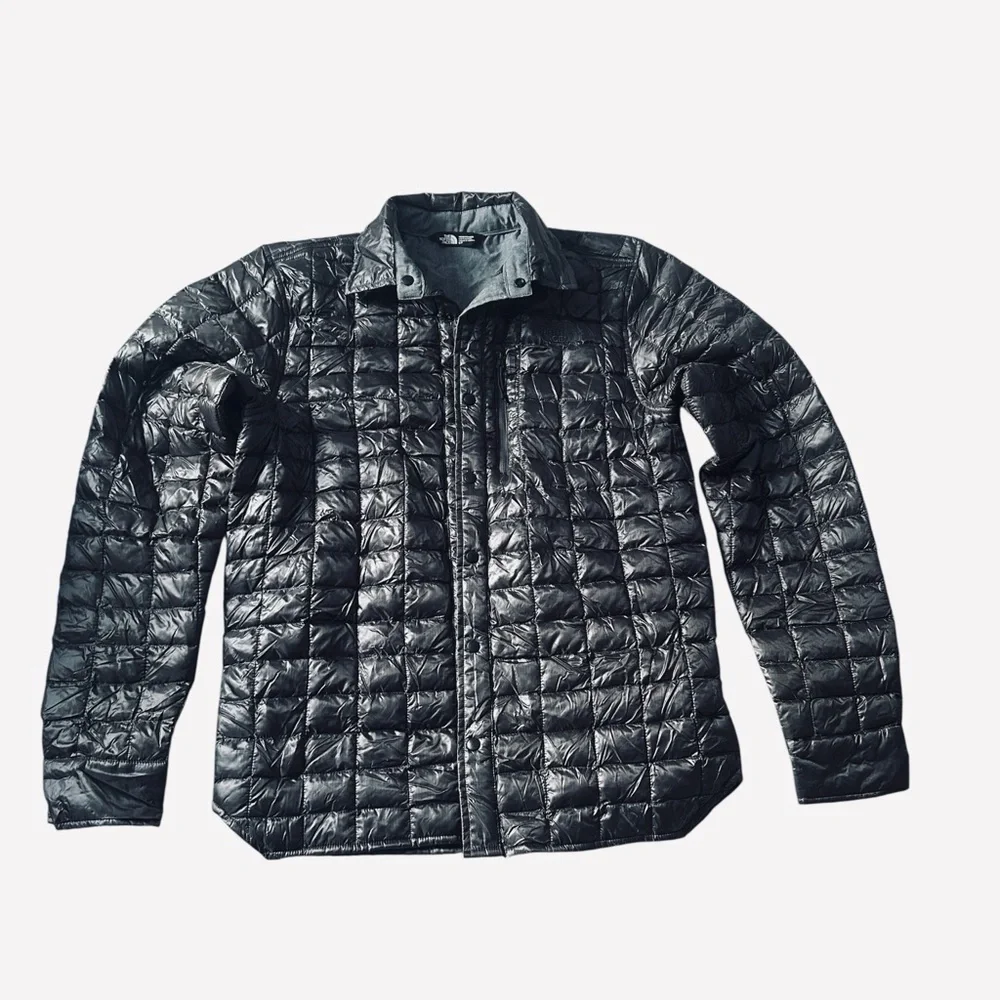 The North Face Dark Gray ThermoBall Puffer Jacket Mens Small NWOT